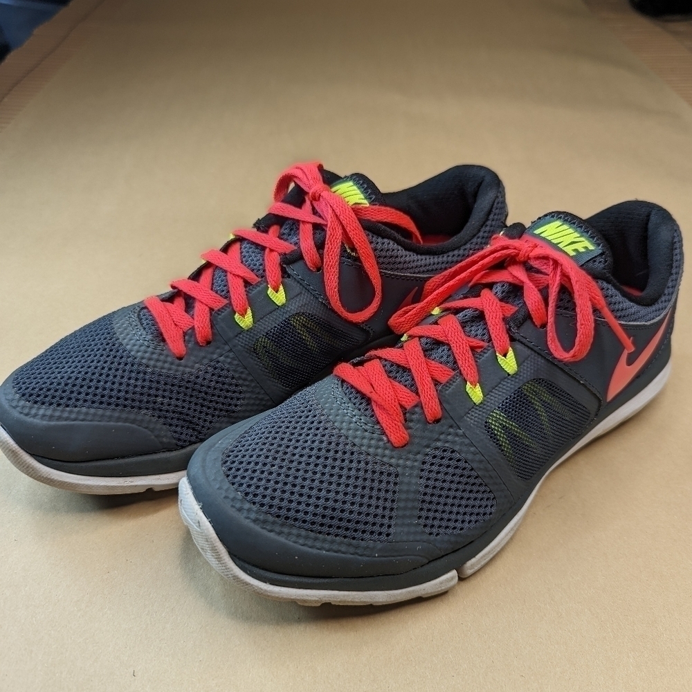 Nike Women's Flex 2014 RUN 642767-012 Gray/pink Running Shoes Sneakers Size 7